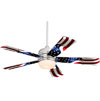 US Flag 2 Ceiling Fan Wrap