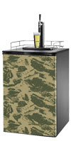 Camo 1 Kegerator / Mini Fridge Wrap