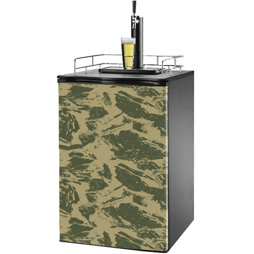 Camo 1 Kegerator / Mini Fridge Wrap