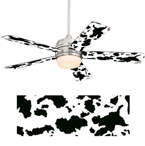 Cow Print Ceiling Fan Wrap