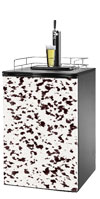 Dalmation Print Kegerator / Mini Fridge Wrap