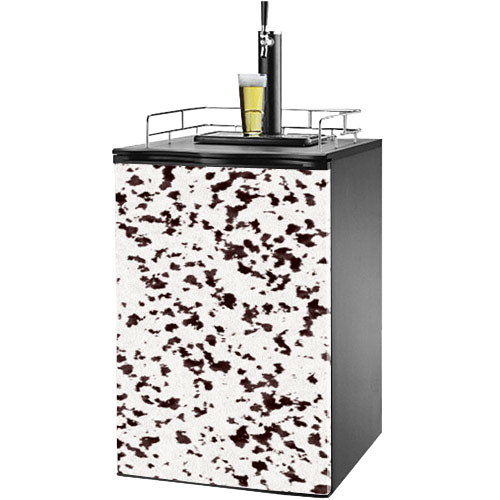 Dalmation Print Kegerator / Mini Fridge Wrap