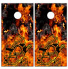 Fire Fighter 2 Cornhole Board Wrap