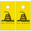 Gadsden Flag Cornhole Board Wrap