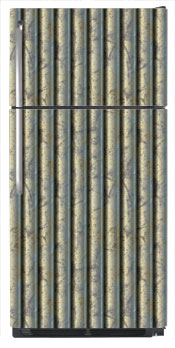 Galvanized Metal Refrigerator Wrap