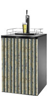 Galvanized Metal Kegerator / Mini Fridge Wrap