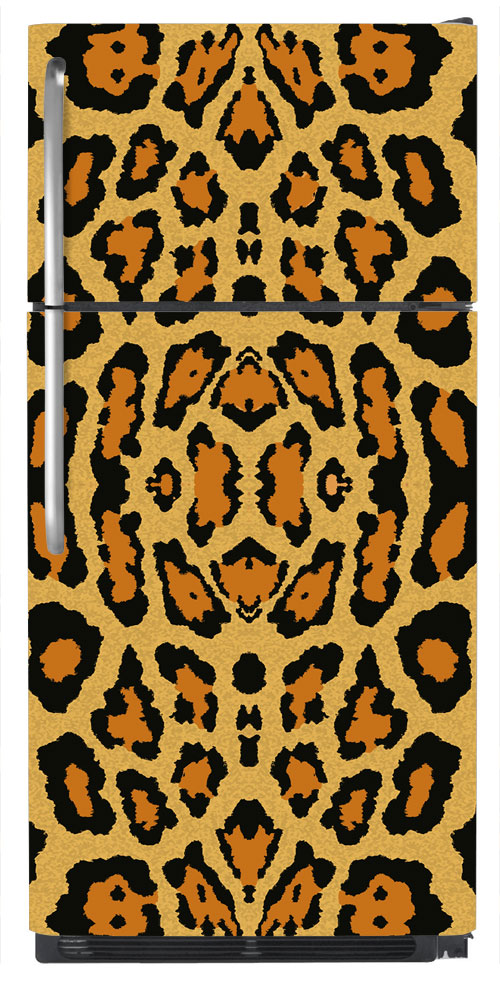 Leopard Print Refrigerator Wrap