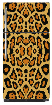 Leopard Print Refrigerator Wrap