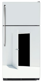 Open Door Refrigerator Wrap