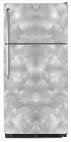 Sanded Metal 3 Refrigerator Wrap