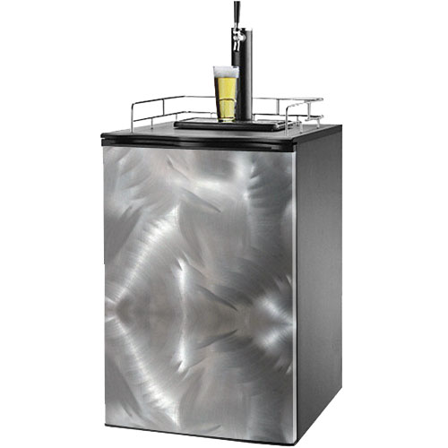 Sanded Metal 2 Kegerator / Mini Fridge Wrap