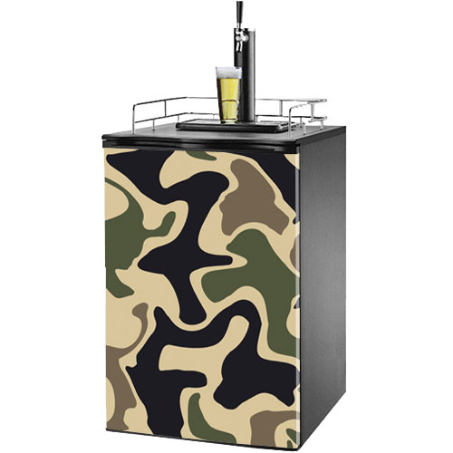 Tan Camo Kegerator / Mini Fridge Wrap