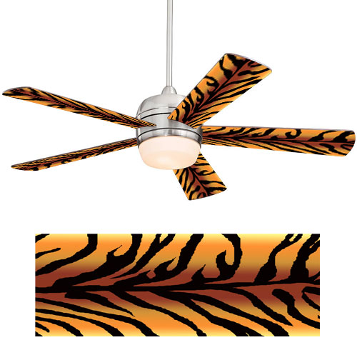Tiger Print Ceiling Fan Wrap