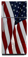 US Flag 1 Refrigerator Wrap