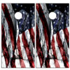 US Rock Flag Cornhole Board Wrap