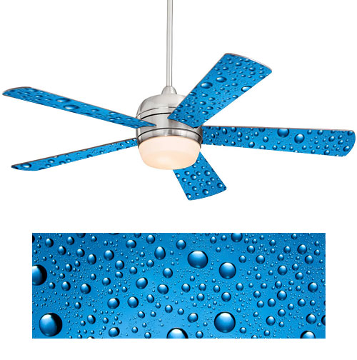 Water Drops Ceiling Fan Wrap